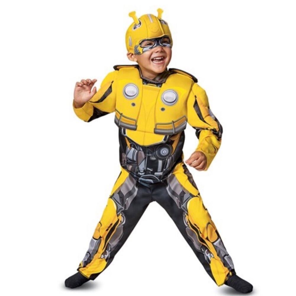 NO HEADPIECE! Bumblebee Muscle Toddler Halloween Costume - Transformers Movie